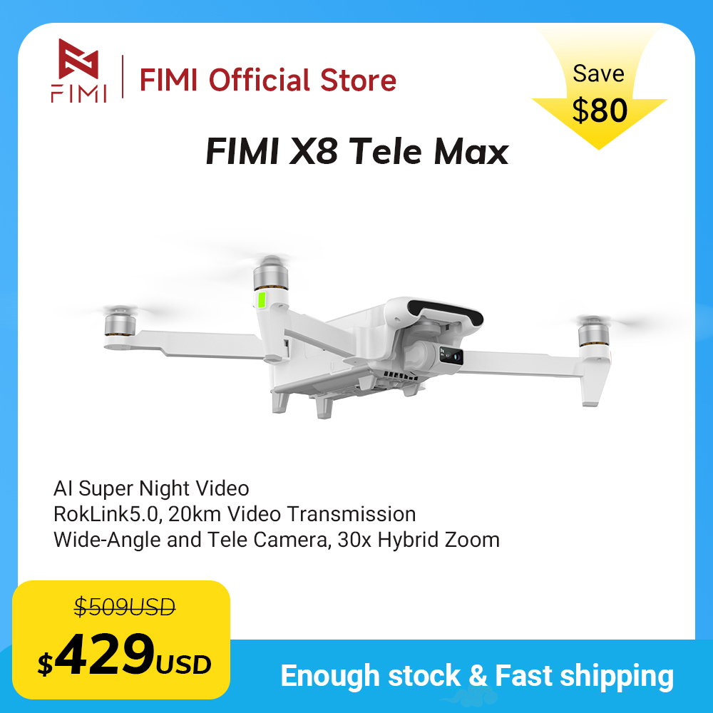 Drone Camera Wide Angle - Новый дрон FIMI X8 Tele Max