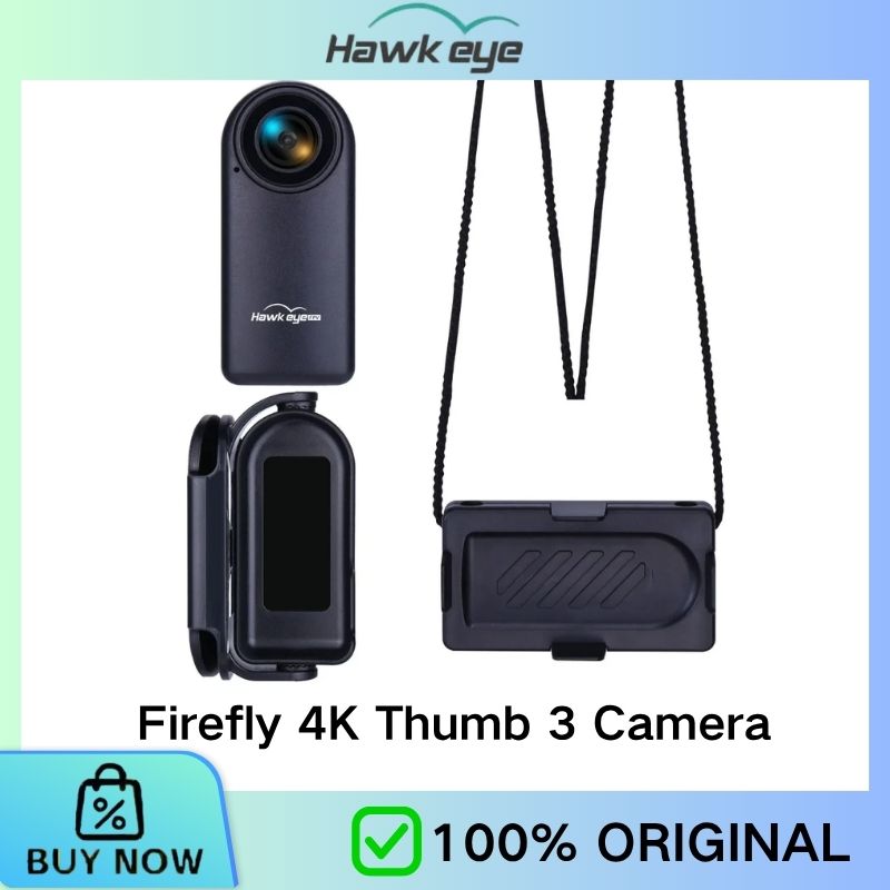 Drone Camera Vlog - Мини-экшн-камера Hawkeye Firefly Thumb3 4K, 35