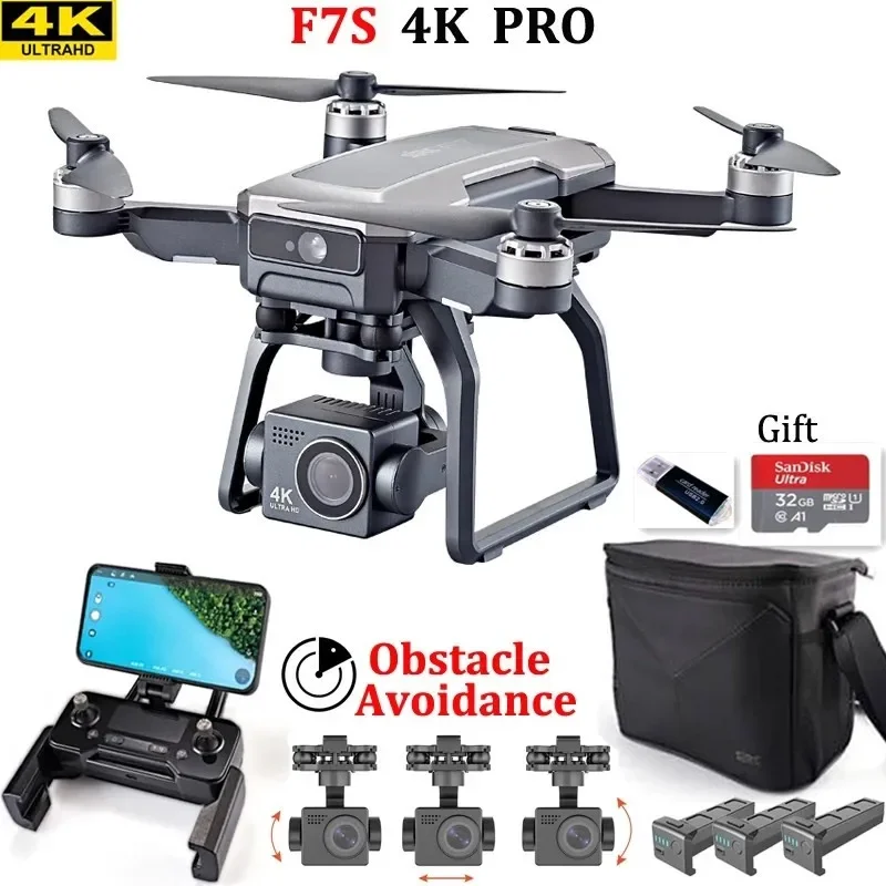 Drone Camera Professional - SJRC F7s 4K PRO Дрон 4K