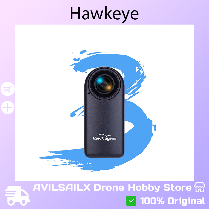 Drone Camera Vlog - Мини-экшн-камера Hawkeye Thumb 3 4K с