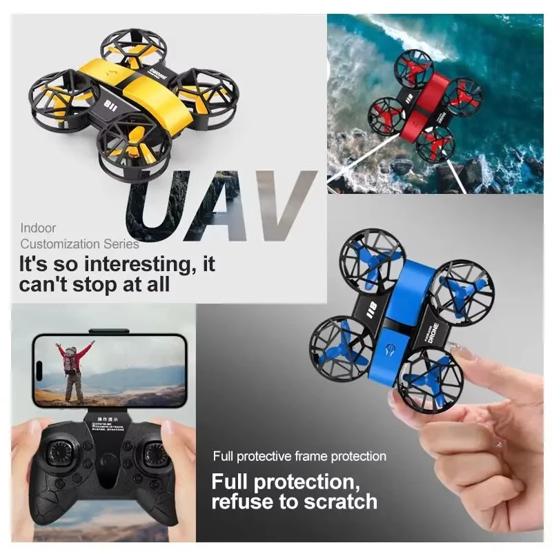 Drone Camera Wide Angle - Мини-дрон D12 с камерой 4K, профессиональная