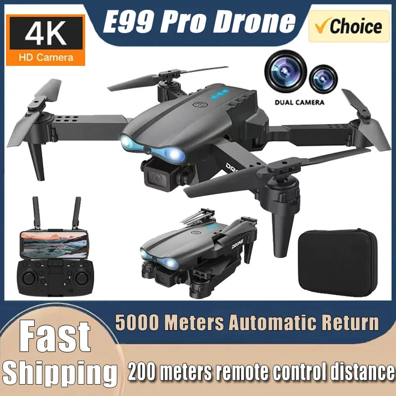 Новый E99Pro RC Drone 4K Profe – обзор и цена Drone Camera Wide Angle