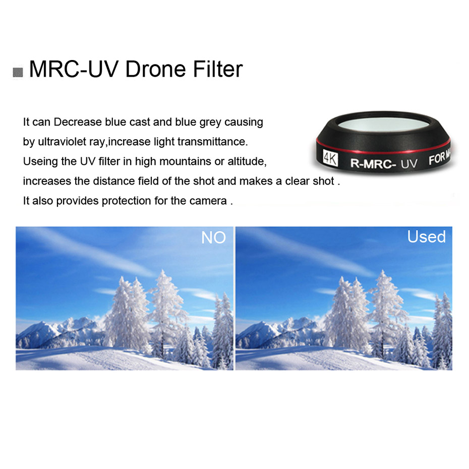 Фотофильтр для объектива DJI M – обзор и цена Drone Camera Filter