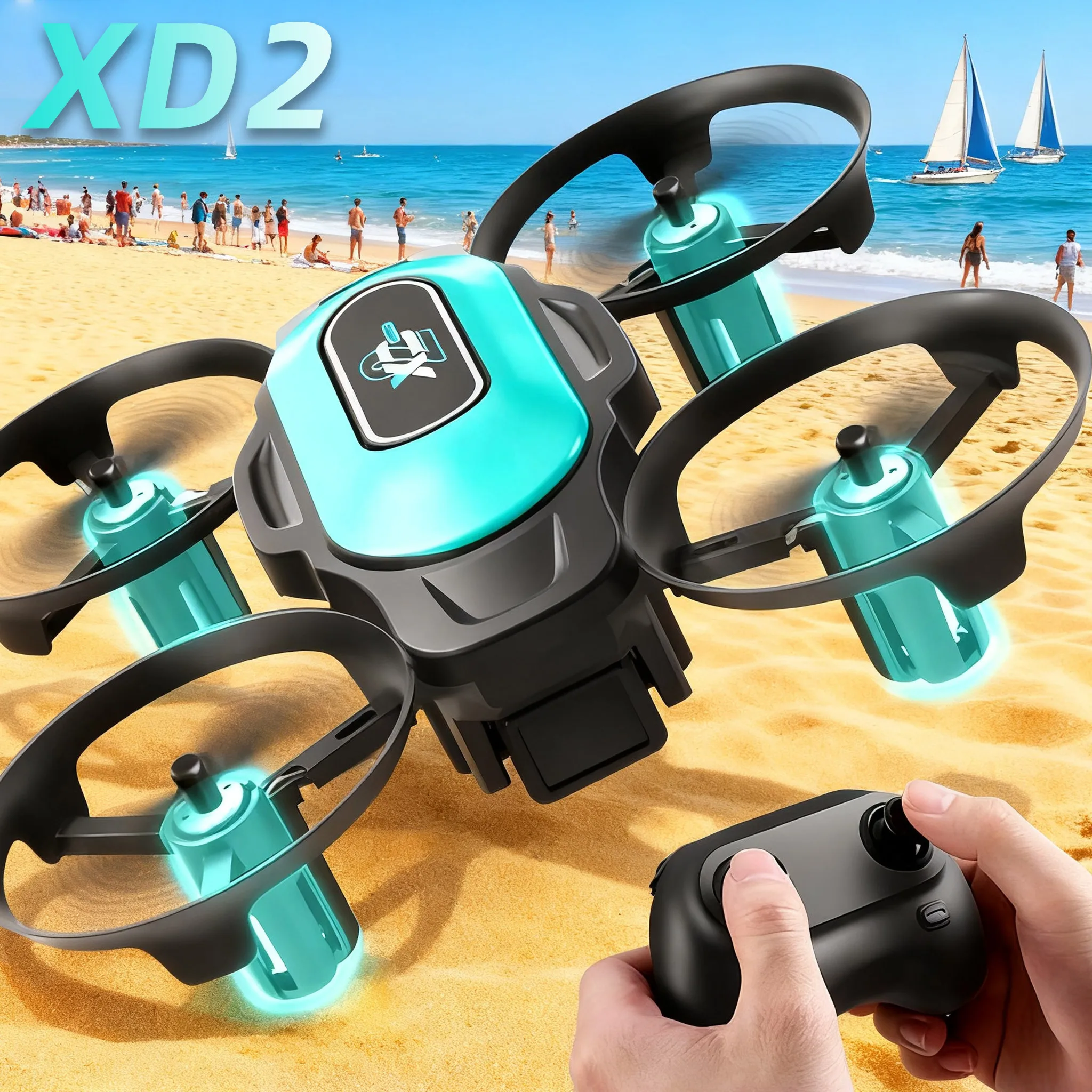 Мини-дрон XD2, 360° °   Квадро – обзор и цена Drone Camera Hd