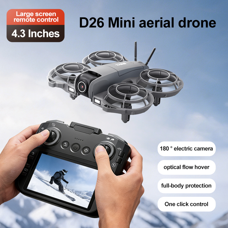 Дрон D26 4K Aerial HD 180 °    – обзор и цена Drone Camera Night Vision