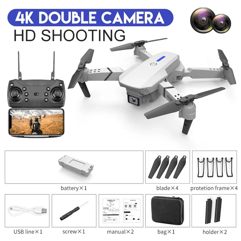 E88 ProИнтеллектуальный складн – обзор и цена Drone Camera Mount