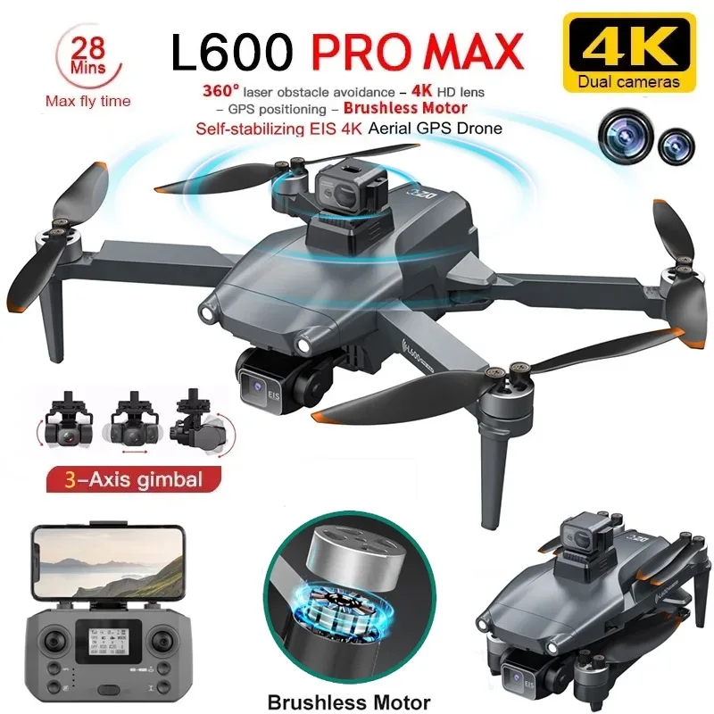 L600 PRO MAX GPS Дрон Професси – обзор и цена Drone Camera Hd