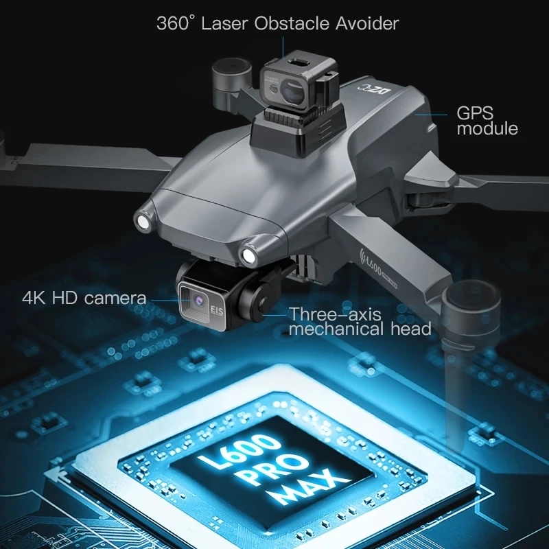 L600 PRO MAX GPS Дрон Професси – обзор и цена Drone Camera Hd