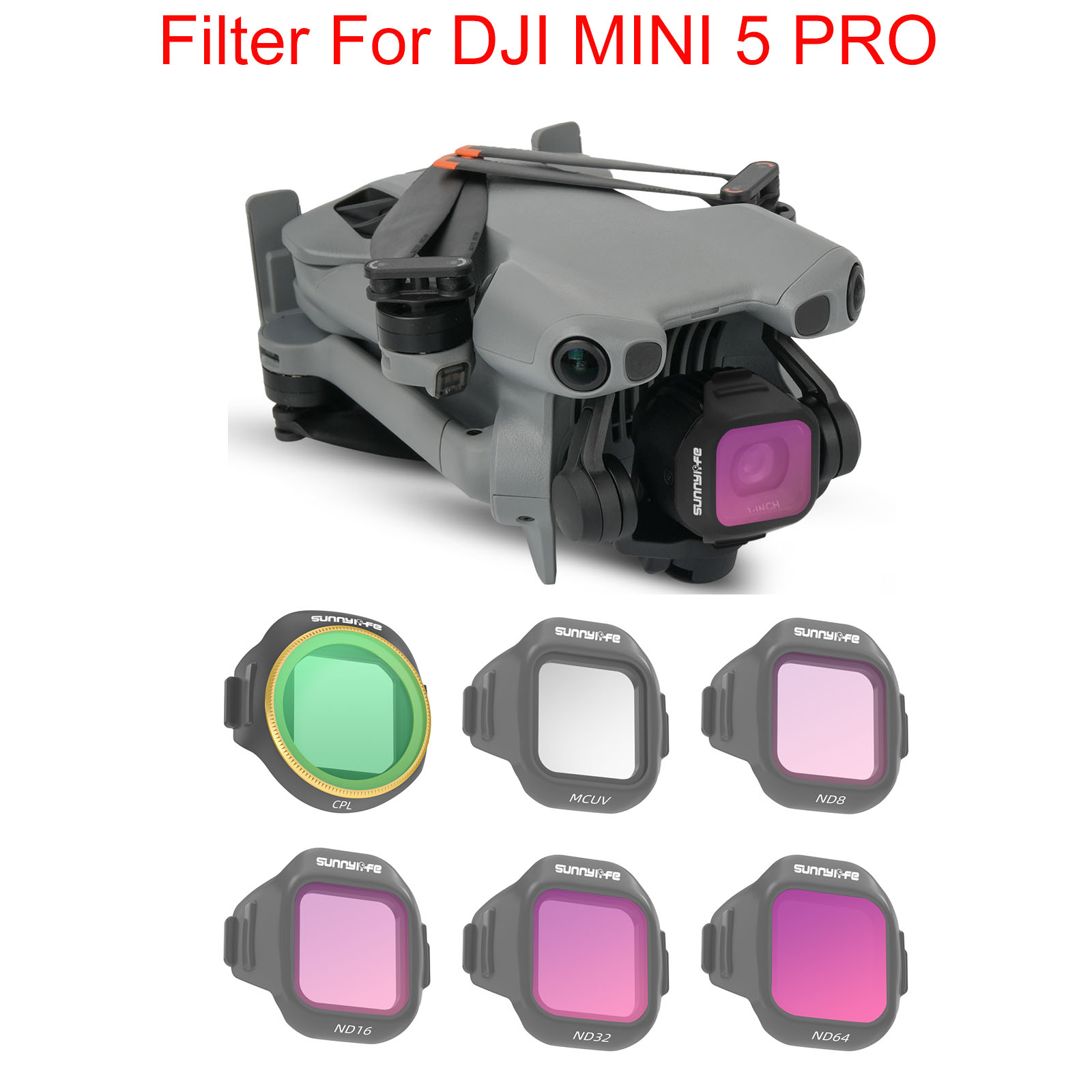 Фильтр для дронов для DJI Mini – обзор и цена Drone Camera Filter
