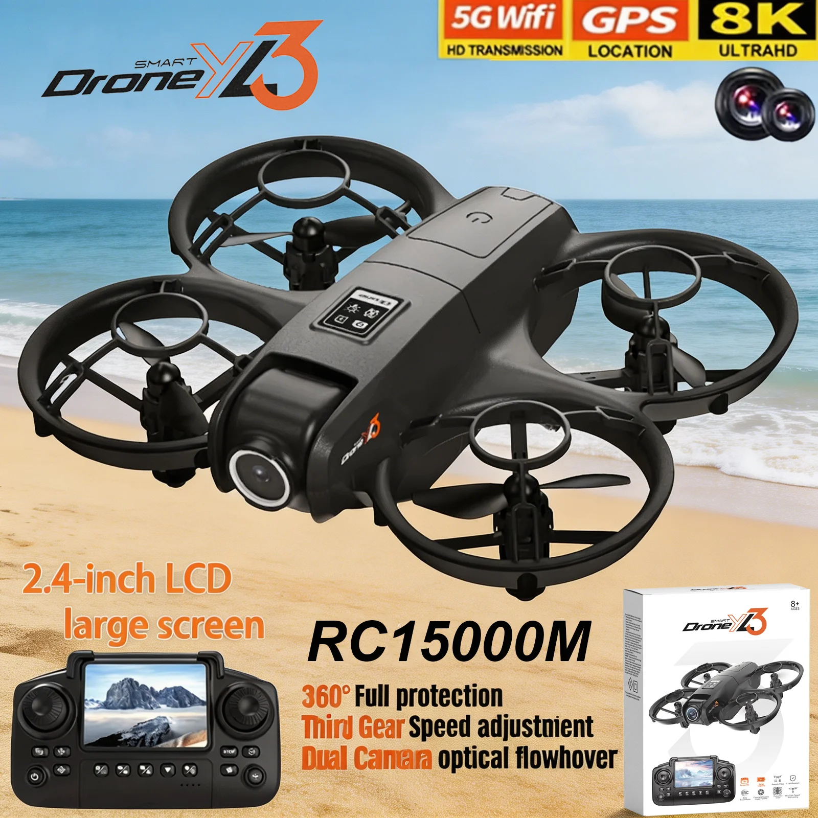 Новый радиоуправляемый дрон YL – обзор и цена Drone Camera Wide Angle