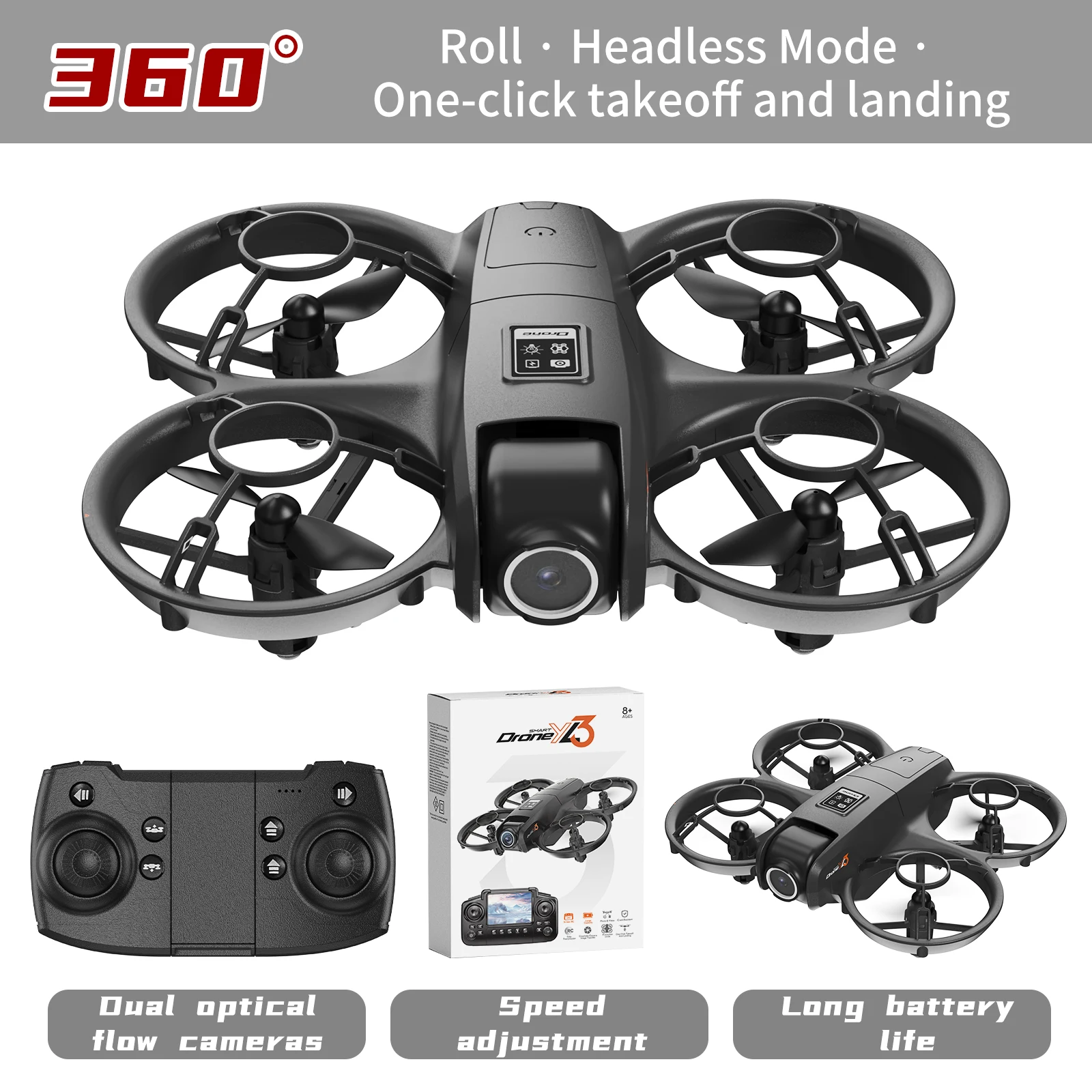 Новый радиоуправляемый дрон YL – обзор и цена Drone Camera Wide Angle