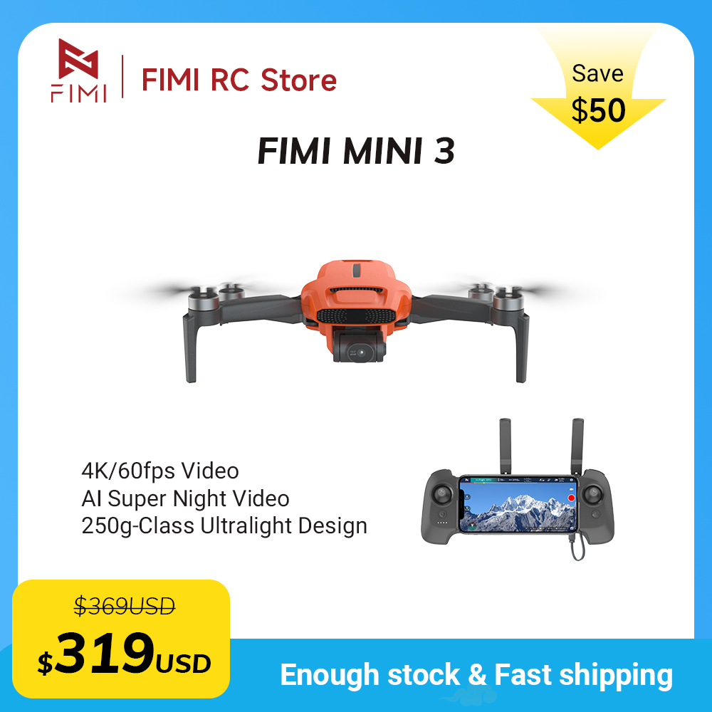 Дрон FIMI MINI 3 с камерой 4K  – обзор и цена Drone Camera With Gimbal